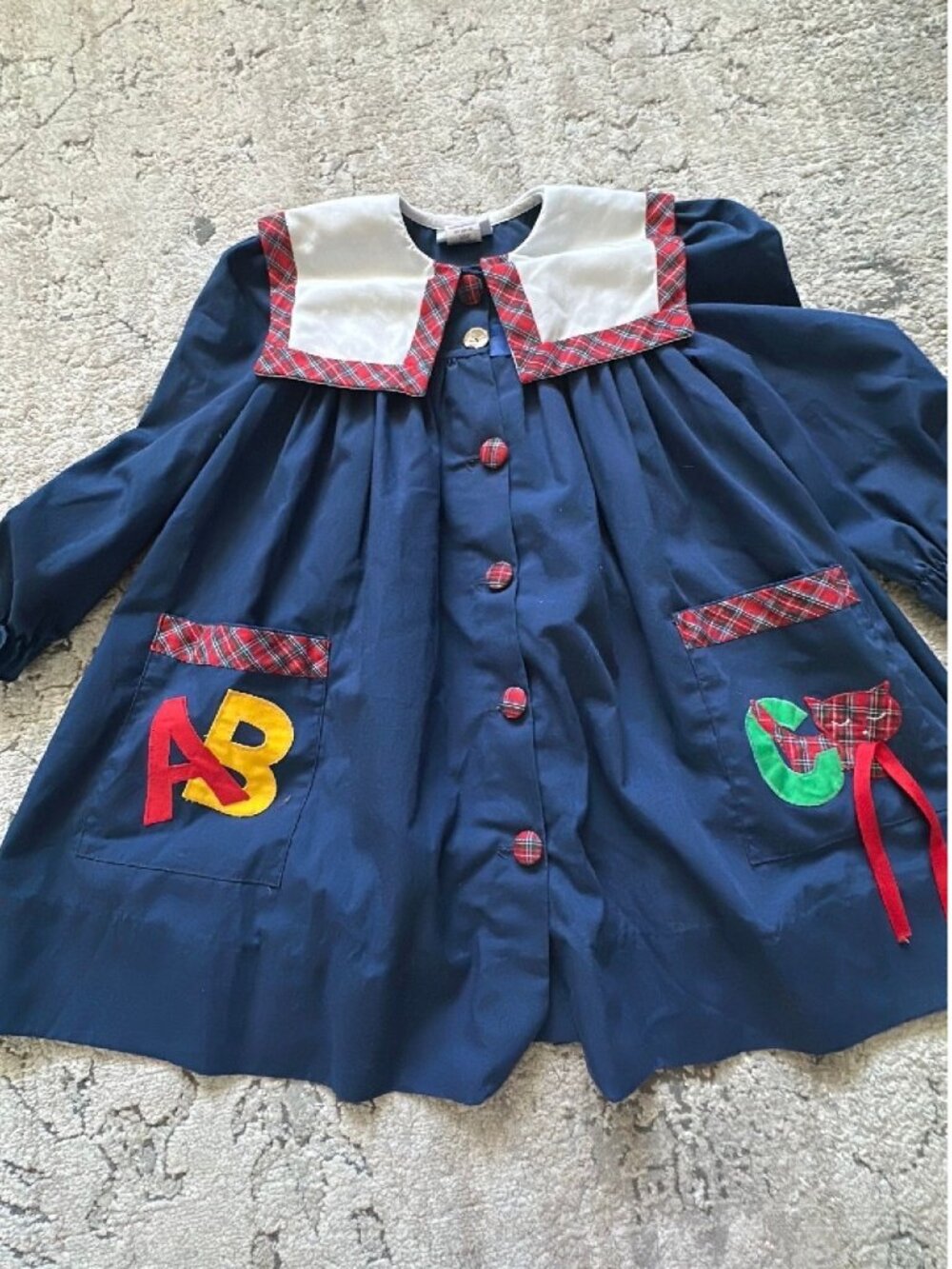 Vintage Jayne Copeland blue dress ABC *read* size 4